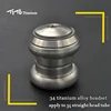 TiTo Titanium alloy Threadless Headset MTB Road Bike titanium Bicycle Parts Cycling Headsets 34mm/44mm/41.8-52mm taper ► Photo 2/4