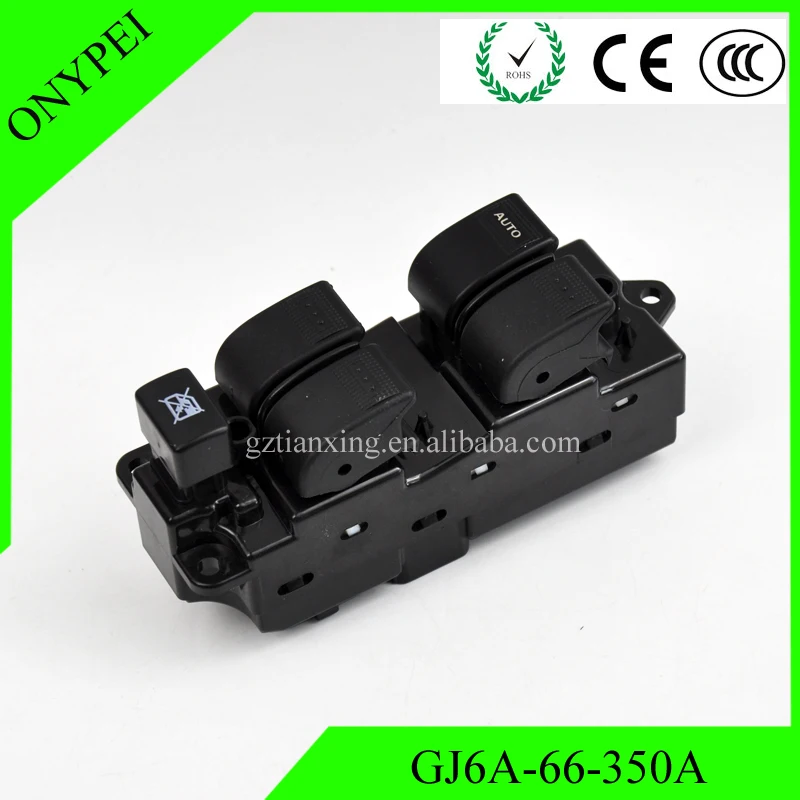 

Power Window Master Control Switch GJ6A-66-350A For 2003 2005 Mazda 3 2.3L 3.0L GJ6A 66 350A GJ6A66350A
