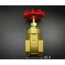 Латунные задвижки DN40 1-1/" BSPP Женский 10Bar рабочих Давление Порты и разъёмы Размеры 28,5 мм