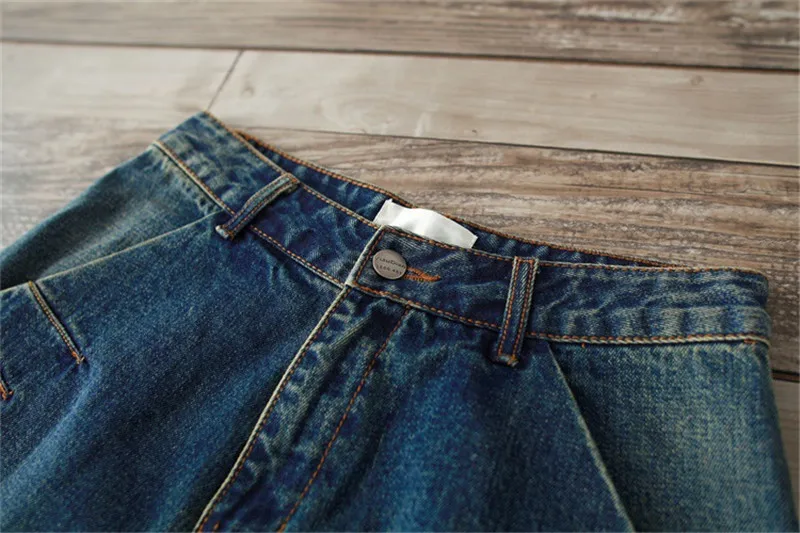 Большие размеры 3XL весенние винтажные джинсы женские длинные с высокой талией джинсы шаровары брюки женские Vaqueros Boyfriend Джинсы C4143
