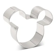 KENIAO Голова Микки Мауса формочки для печенья- Печенье / Помадка / Кондитерские изделия / Хлеборезки- 10 cm x 6.3 cm Нержавеющая сталь