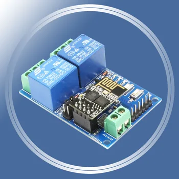 

5V ESP8266 ESP-01 2 Channel WiFi Relay Module 2-Channel Relay Module For IOT Smart Home Phone APP Controller(With ESP8266)