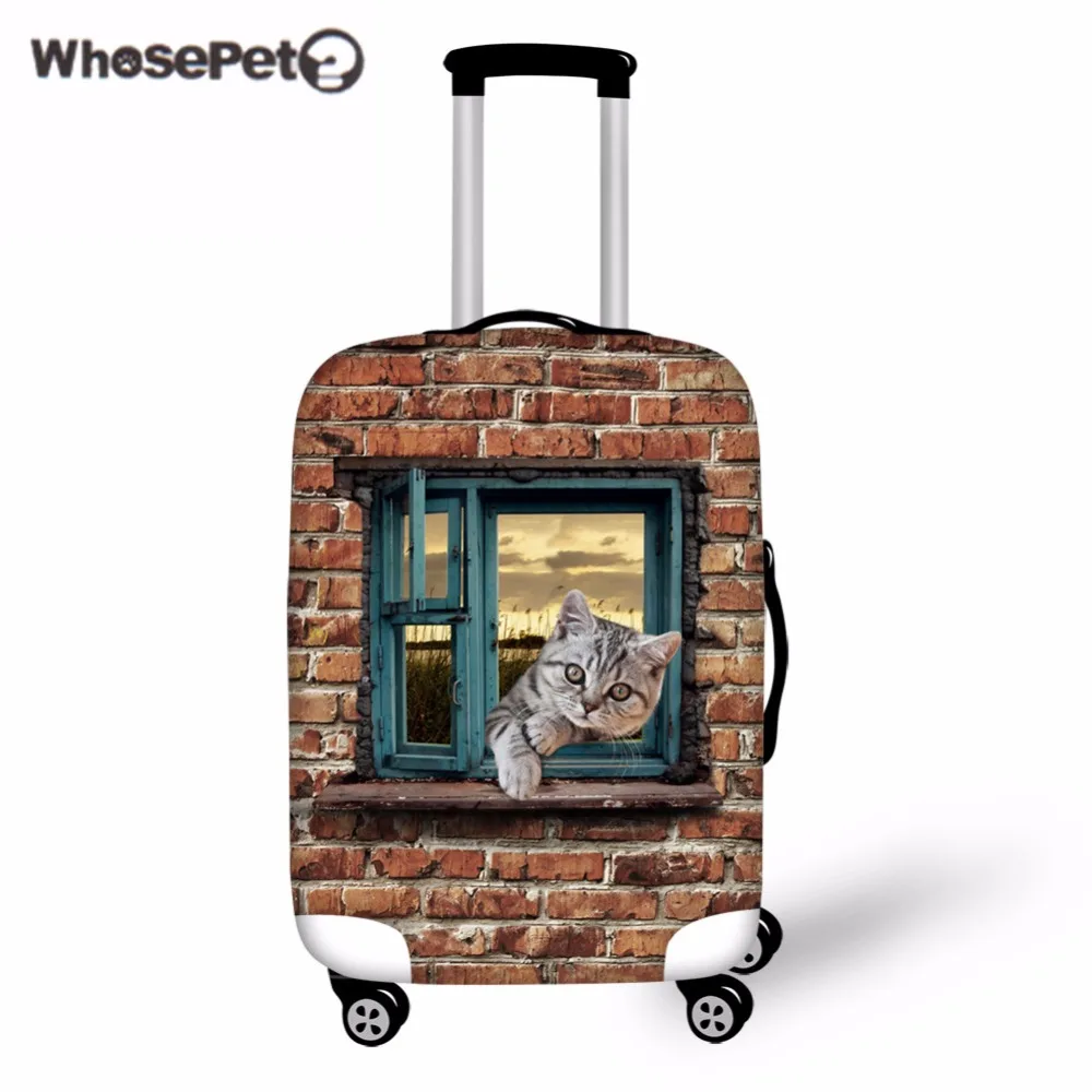 

WHOSEPET Kawaii Cat Elastic Perfectly Suitcases Protective Covers Anti-scratch Case Trunk Dust Proof Cover Made For 18-30 Inch