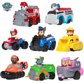 

Paw Patrol Puppy Patrol Dog car patrulla canina skey marshall Toys Anime Figurine Car Plastic Toy Action Figure model Toys