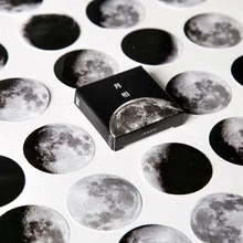 

Kawaii Moon Planet Series Paper Stickers DIY Diary Stickers For Planner Album Cute Stickers Scrapbooking Stationery