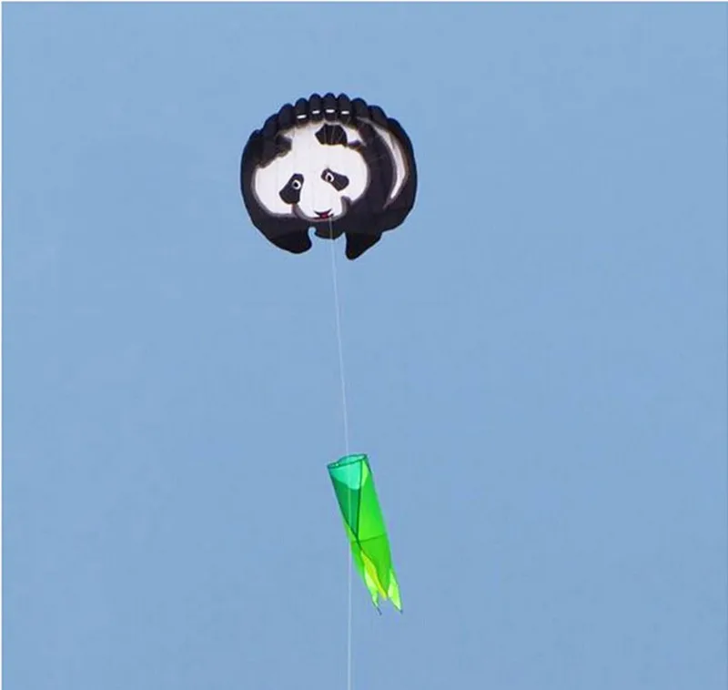Бесплатная доставка, Высокое качество мягкий кайт 7 м панда кайт катушка ходить в небесно-прочный нейлон Альбатрос больших воздушных змеев