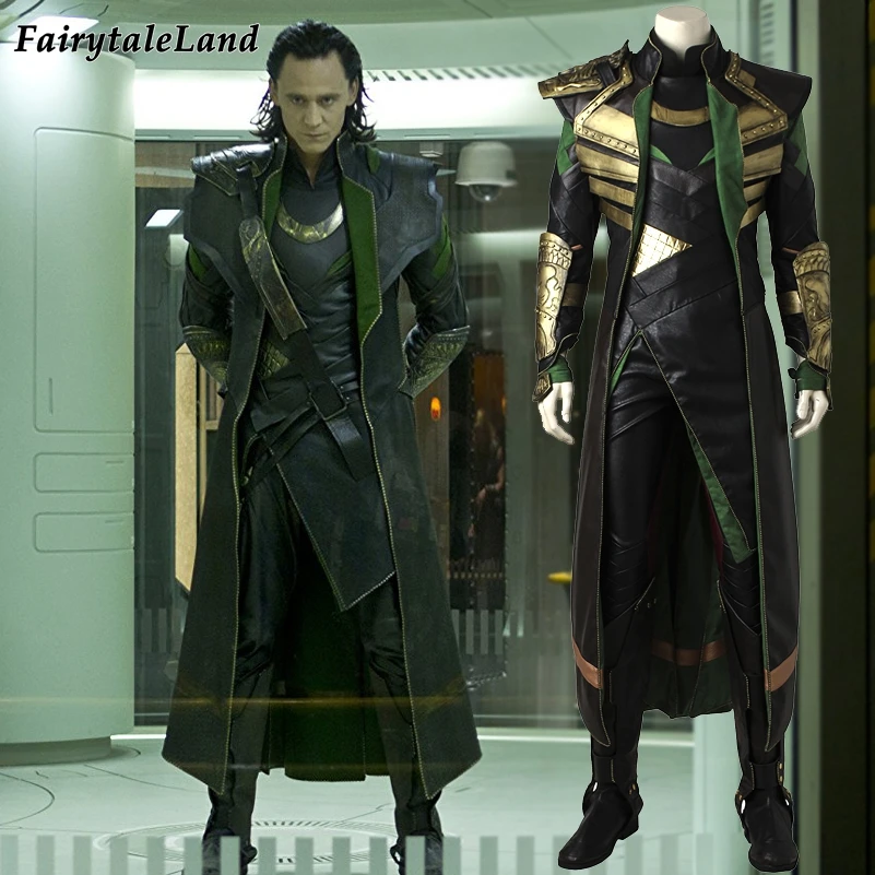Loki Cosplay Traje Adulto cosplay Avengers Thor The Dark