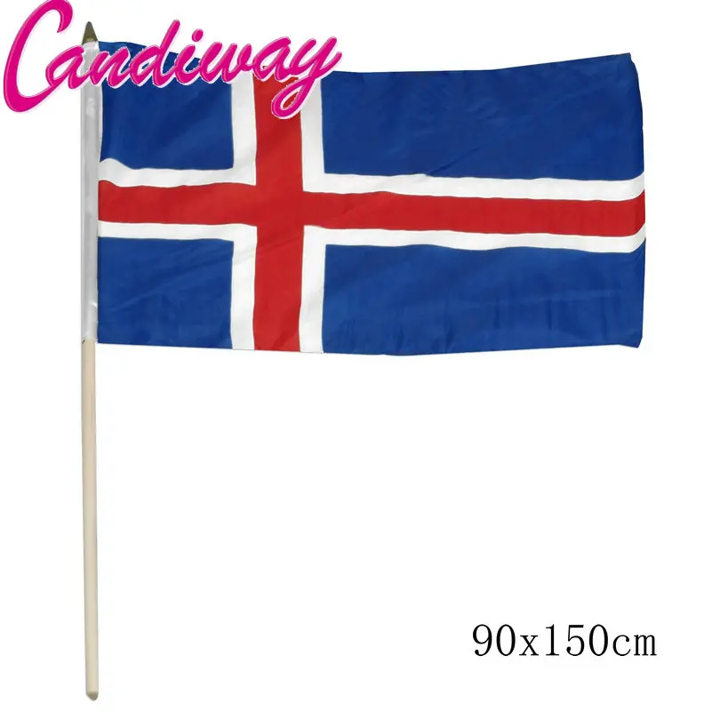 90x150 см исландский флаг подвесные украшения исландский Национальный флаг украшения дома флаги NN080