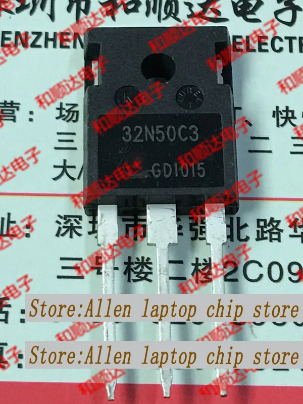 

Free shipping 5pcs/lot 32N50C3 SPW32N50C3 TO-247 500V 32A new original