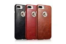 Vintage Phone back case For Apple iPhone 7 Luxury Genuine Leather original icarer Mobile Phone Case Accessorie for iPhone 7 plus