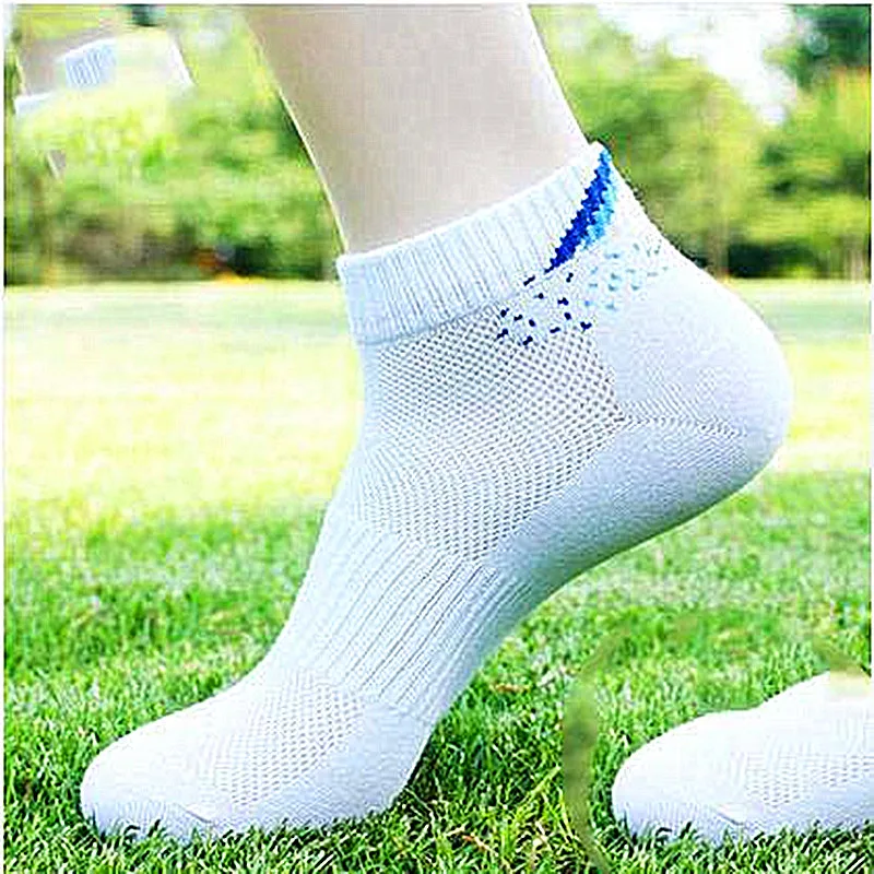 men's socks summer anti odor sweat absorbing breathable white sock 100