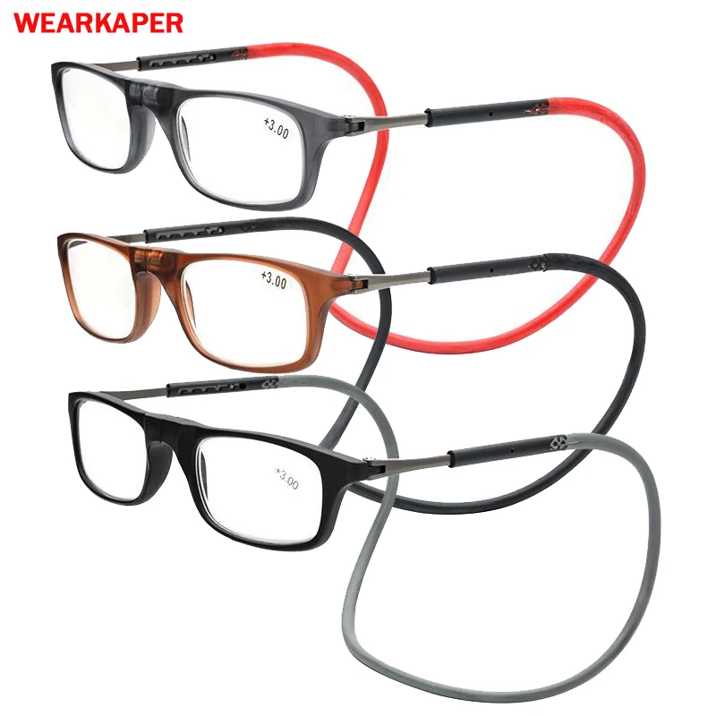 Upgraded Reading Glasses Men Women Adjustable Hanging Neck