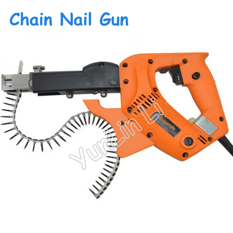Chain Nail Gun Automatic Screw Nailing Gun Dual Use Nailing Gun Drill font b Woodworking b