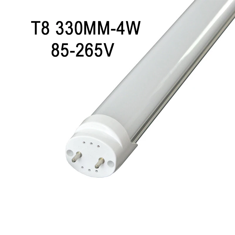 T8 светодиодный светильник 2 фута 600 мм 4 Вт 6 AC 110 В 220 SMD2835 450 высокая яркость без