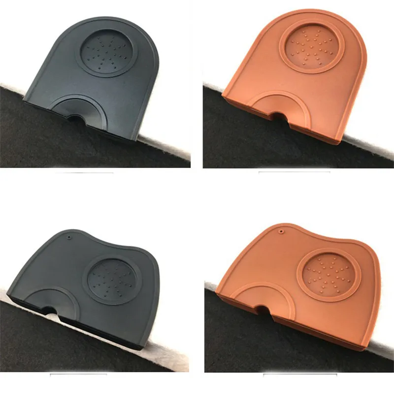 New S/M Silicone Coffee Tamper Mat Holder Espresso Maker Support Base Non Slip Flexible Corner Barista Home Tea Tools|Темперы для кофе|