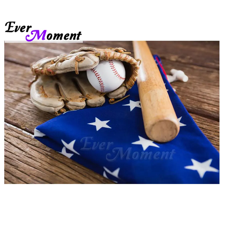 

Ever Moment Diamond Painting Cross Stitch Baseball Mosaic Full Square Drill Picture Of Rhinestone Diamond Embroidery S2F2008