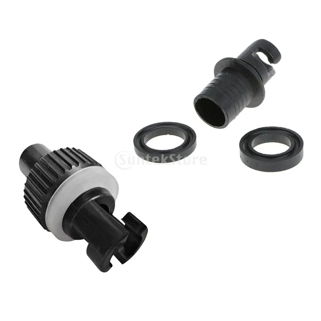 2 Pieces Air Pump Hose Adapter Valve Adapter Fitting Connector for