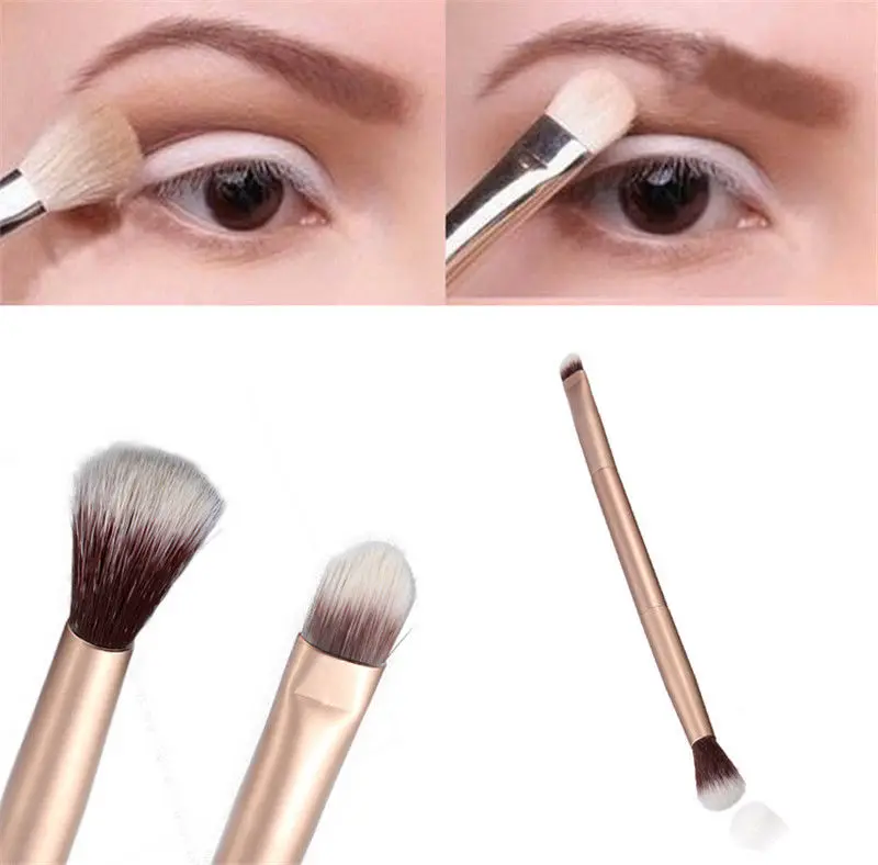 

1Pc Makeup Eye Powder Brush Eyeshadow Blending Double-Ended Brush Pen
