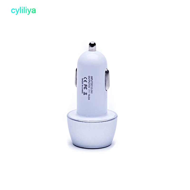 Cyliliya 2 USB порта Быстрая зарядка 3,0 Автомобильное зарядное устройство 3 A двойное быстрое автомобильное зарядное устройство для iPhone samsung Xiaomi автомобильное зарядное устройство