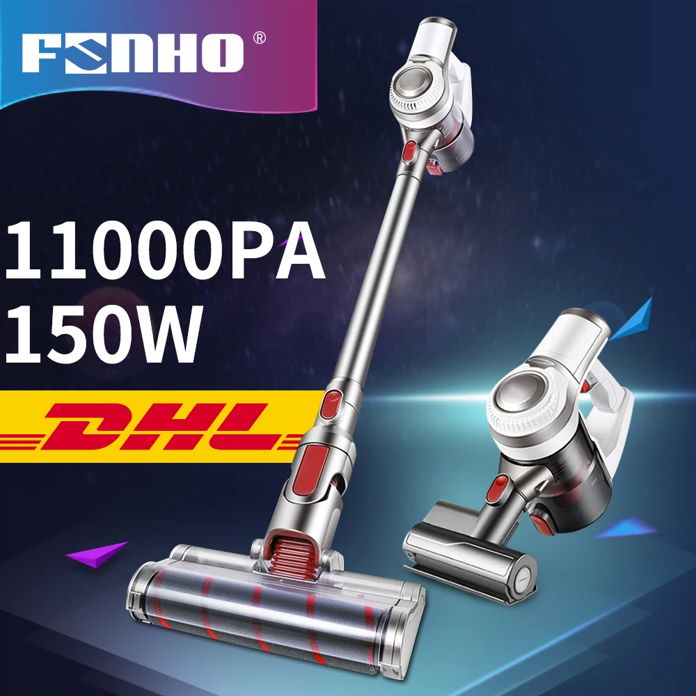 

FUNHO 11000Pa Lightweight Cordless Vacuum Cleaner Battery Rechargeable Detachable Bagless Handheld Vacuum