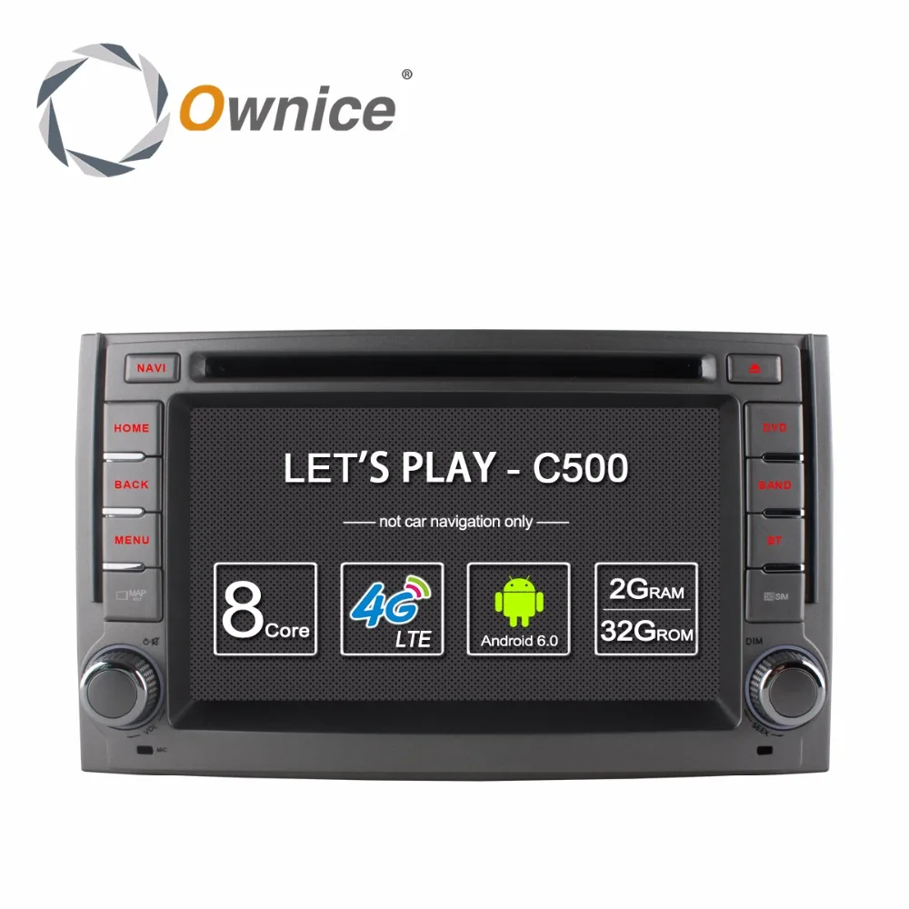 Ownice C500 4G SIM четырехъядерный LTE Android 6 0 dvd-плеер автомобиля gps Navi для hyundai H1 Гранд Starex