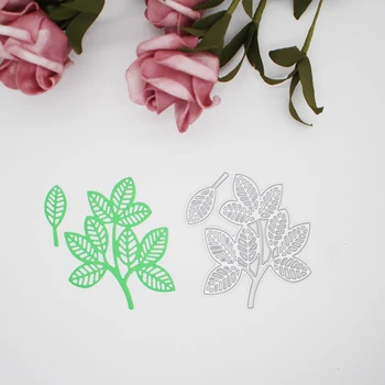 

Leaves Branch new Metal Cutting Dies for decoration card DIY Scrapbooking Embossing stencil Paper Craft Album template Dies