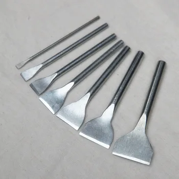 

7PCS/Set DIY leather accessories handmade belt flat punch punching punching word cut card 5mm/10mm/15mm/20mm/25mm/30mm/35mm