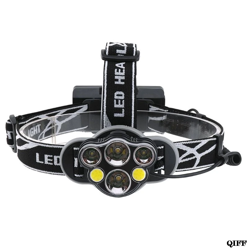 

Drop Ship&Wholesale 6-LED Super Bright Headlamp Adjustable Waterproof Head Torch Outdoor Camping Flashlight APR29
