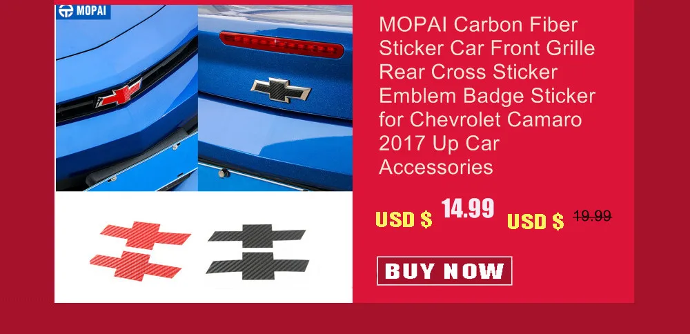 MOPAI ABS украшение для салона рулевого колеса автомобиля накладка наклейки для Chevrolet Camaro Up автомобильные аксессуары Стайлинг