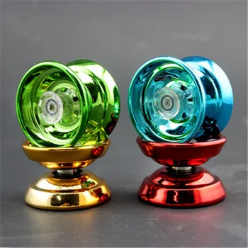 4 Colors Magic Yoyo Responsive High-speed Aluminum Alloy Yo-yo CNC Lathe with Spinning String for Boys Girls Children Kids magicyoyo n11 aluminum alloy yo yo toy black golden