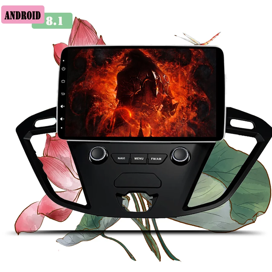 Excellent 2 Din 9 Inch Car DVD Player For Ford Tourneo/Transit 150/250/350/350 2013-2018 With 3/4G Radio GPS Navigation 1024*600 Head unit 2