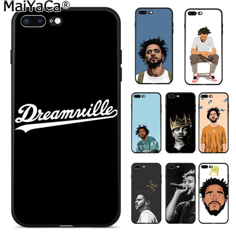 MaiYaCa Dreamville J. Роскошный высококачественный защитный чехол COLE DIY для iPhone 8 7 6 6S Plus 5 5S