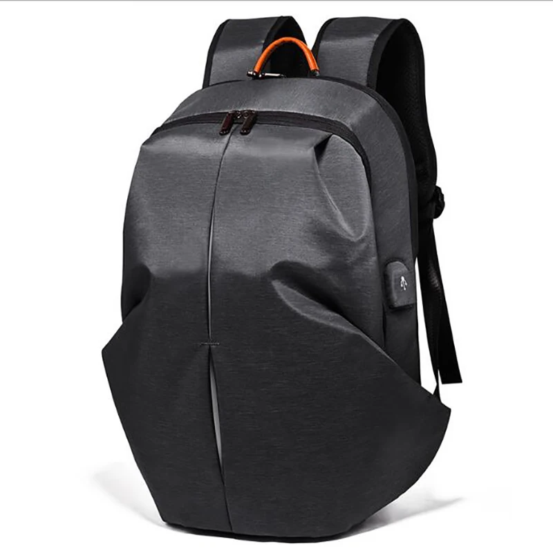 

Multifunction USB Charging 17 Inch Laptop Backpacks Origami Pattern Men Women Backpack School Bags Teenagers Mochila Black Men