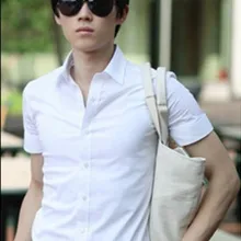 Мужская рубашка мужская с коротким рукавом Тонкая модная летняя рубашка мужская повседневная мужская одежда Camisa Camiseta Masculina рубашки уличная 20