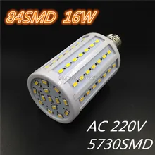 E27 9 Вт 16 Вт светодиодный лампы SMD 5730 Светодиодная Лампочка-Кукуруза лампы 220 V белый/теплый белый 360 градусов Энергосберегающие лампы
