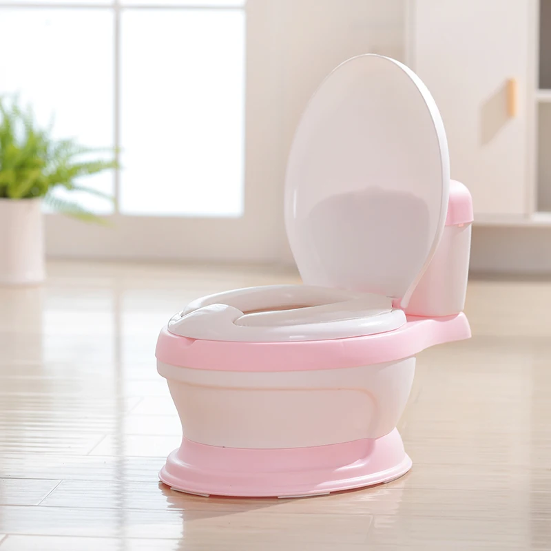 

New design hot selling portable toilet for baby toilet potty for free potty brush+ cleaning bag