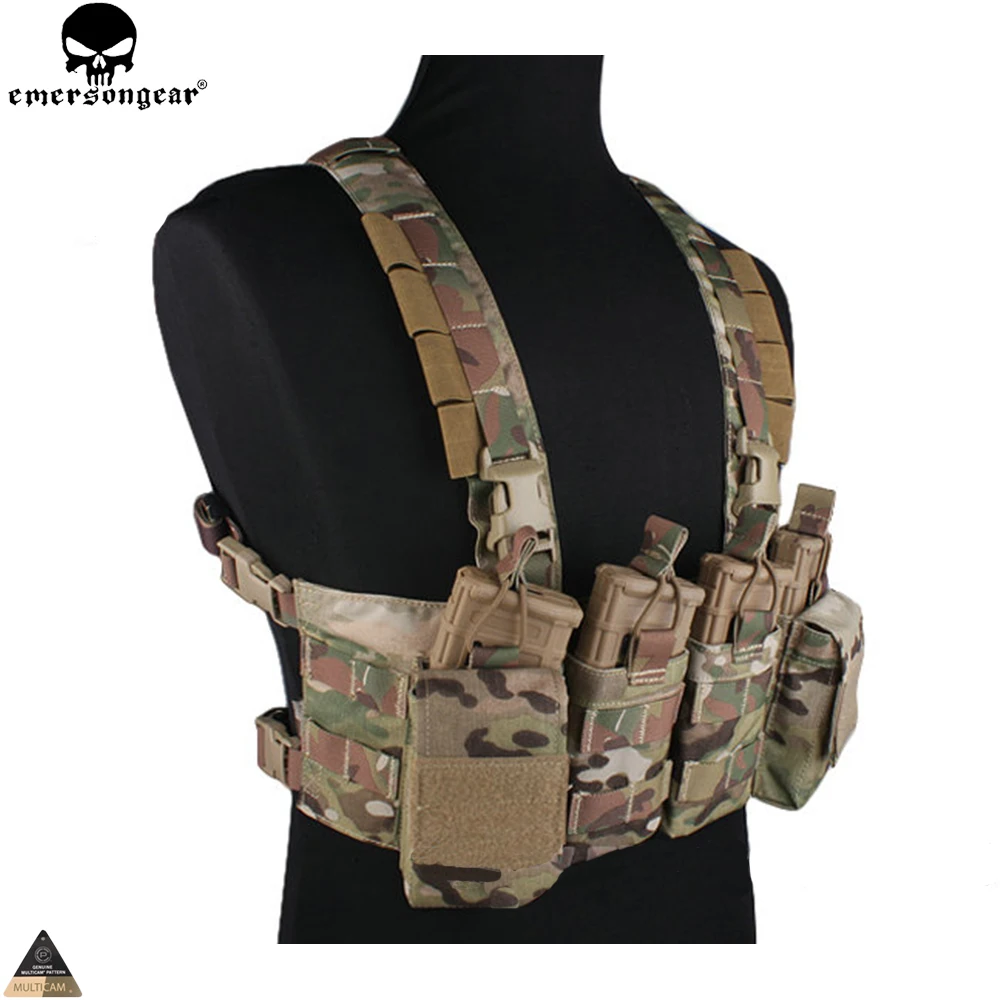 Emersongear Easy Chest Rig Vest Tactical Combat Recon Vest With