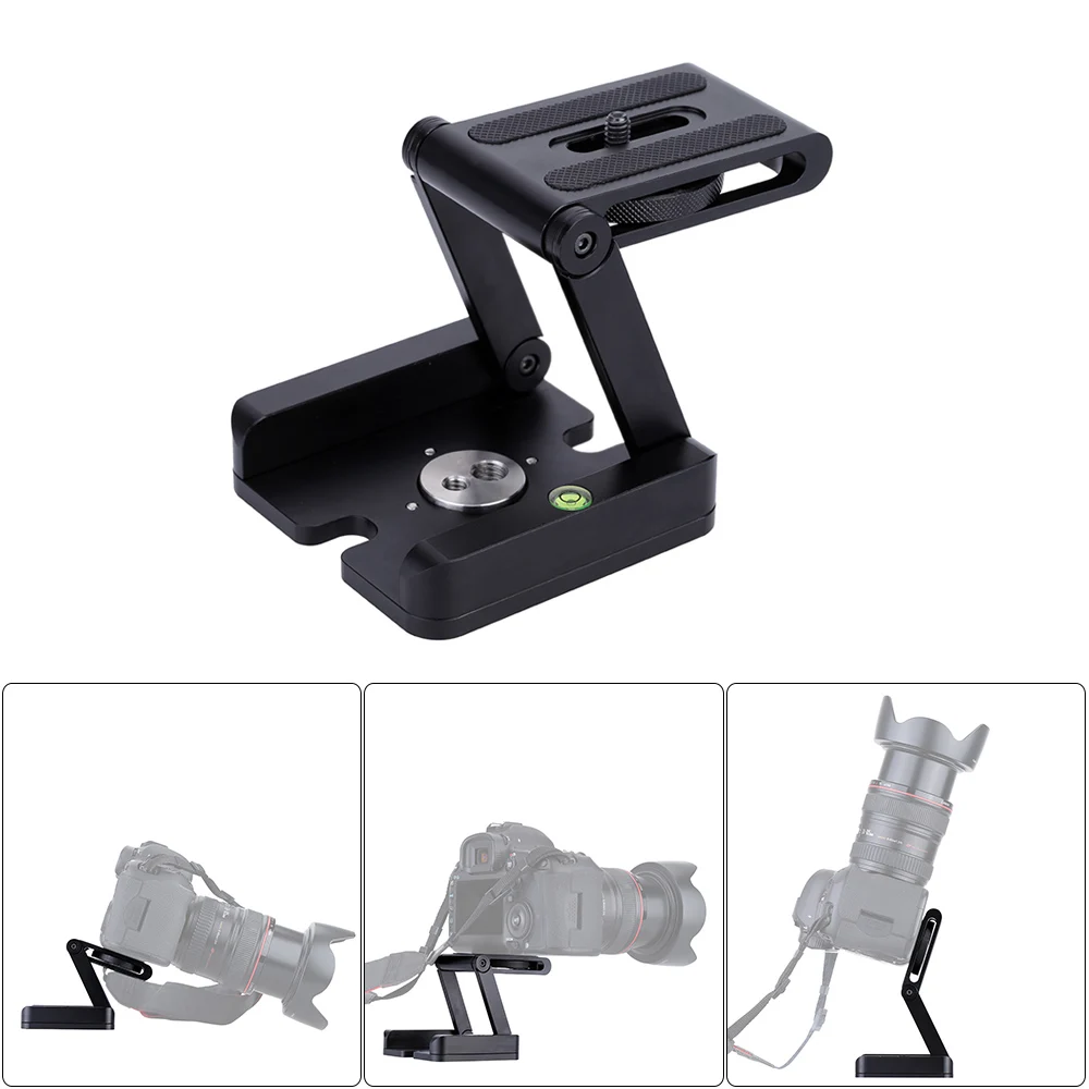 

Z Type Tripod Heads Solution Photography Studio Camera Tripod Z Pan & Tilt Flex Tilt Head Aluminum Alloy For Nikon Canon Camera