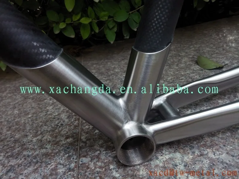 Cheap titanium & carbon fiber mtb bike frame titanium montain bicycle frame Titanium weldless bike frameChinese titanium road bike fra 11 Cheap titanium & carbon fiber mtb bike frame titanium montain bicycle frame Titanium weldless bike frameChinese titanium road bike fra 11