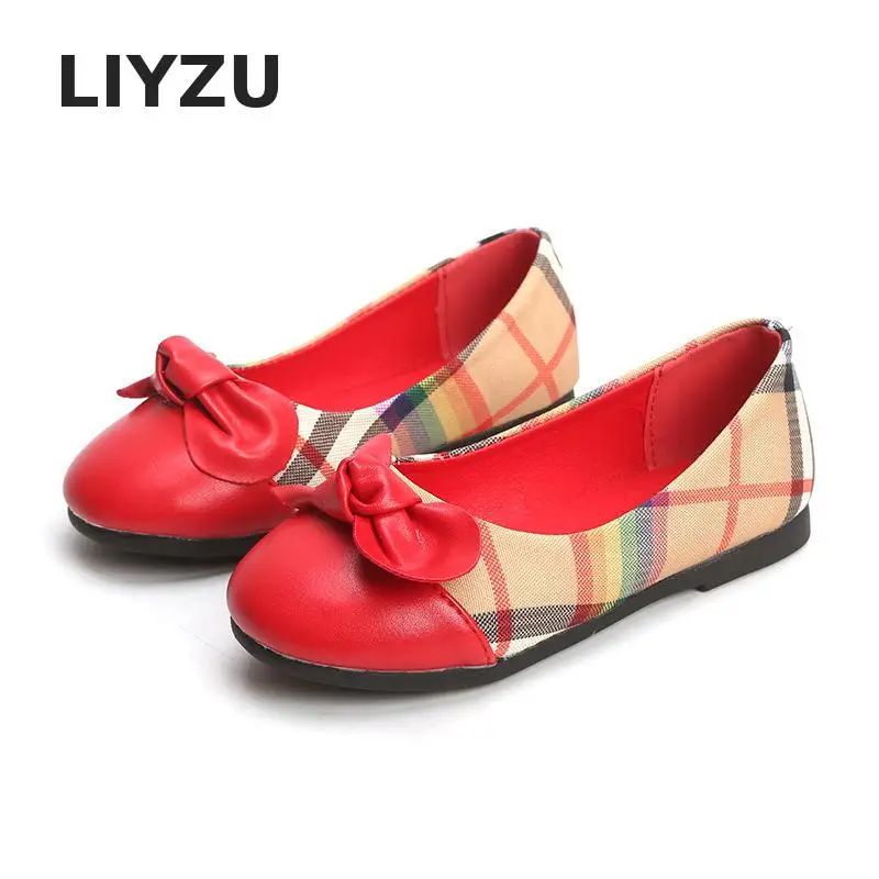 

Girl Casual Shoes For Kids Fashion Children Leather Pretty Girls Shoes Party Princess Flats Soft Pu Leather Shoes Spring&autumn
