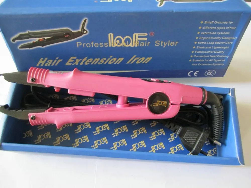 Free Shipping Control Temperature Connector Hair Extension Machine
