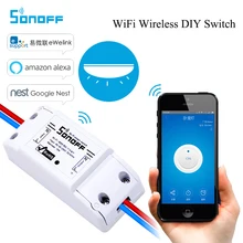 Sonoff Smart Wifi Switch Intelligent Universal Wireless DIY Switch MQTT COAP Android IOS Remote Control Work with Alexa Nest