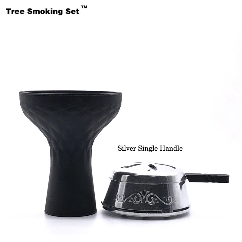 

Kaloud Chicha Charcoal Holder Black Bowl Narguile Nargile Hookah Pipe Shisha Accessories Cachimba Gestor De Calor Gift TWAN0356
