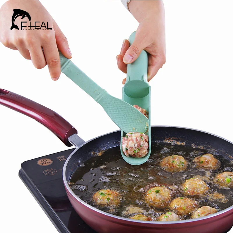 

FHEAL 1Set DIY Convenient Meatball Maker Useful Pattie Fish Beaf Meat Balls Burger Sets Home Kitchen Accessories