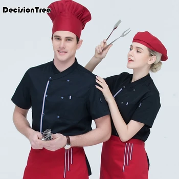 

2020 japanese korean restaurant clothes waiter uniforms men's and women's cuisine kimono chef tops coat food