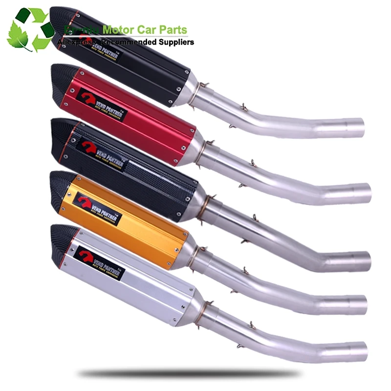 

Exhaust Escape Full System Slip-On For KAWASAKI ZX10R ZX-10R with DB-KILLER Motorcycle Muffler 2008 to 2014