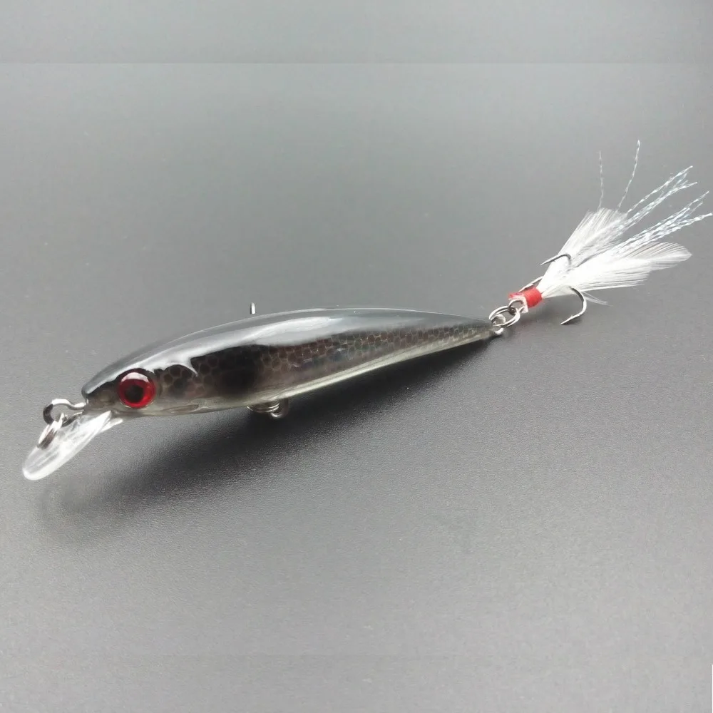 1 шт Наивысшее качество 10 Цвета 9 см 7 2g жесткие приманки Minnow для ловли рыбы бас