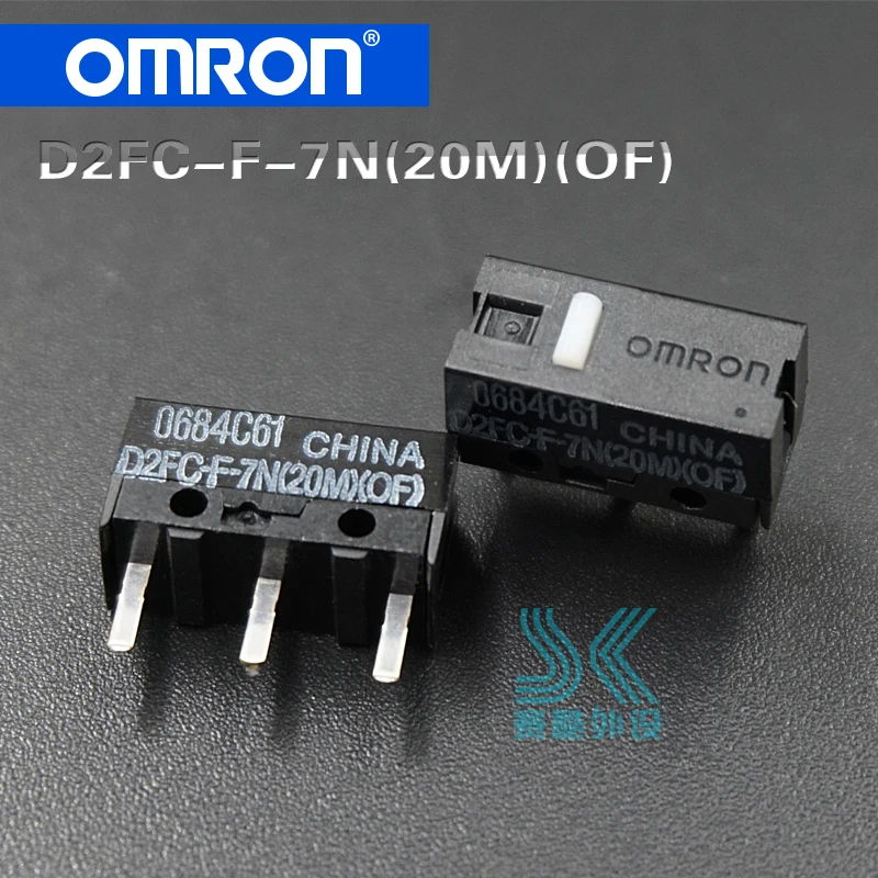 OMRON Мышь микропереключатель D2FC-F-7N 10 м 20 м Мышь Кнопка D2FC-F-K(50 м) FL-NH D2FS-F-N D2F-F D2F-01F-T D2F-F-3-7 - Color: D2FC-F-7N(20M)-OF