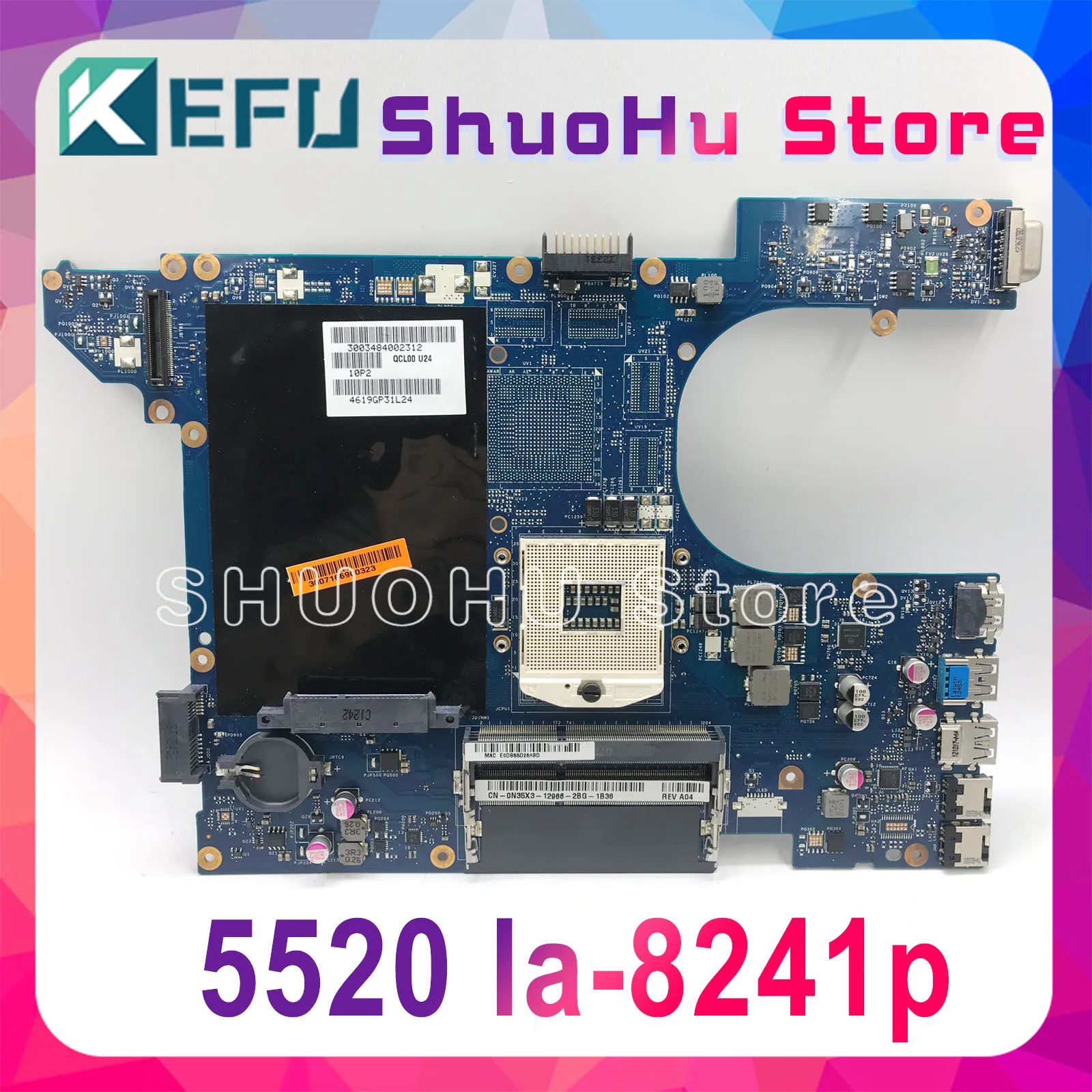 Материнская плата KEFU QCL00 LA-8241P для dell Inspiron 15R 5520 7520 материнская ноутбука