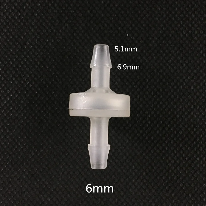 1 шт. 3 мм-12 мм мини пластиковый односторонний обратный клапан для масляной воды
